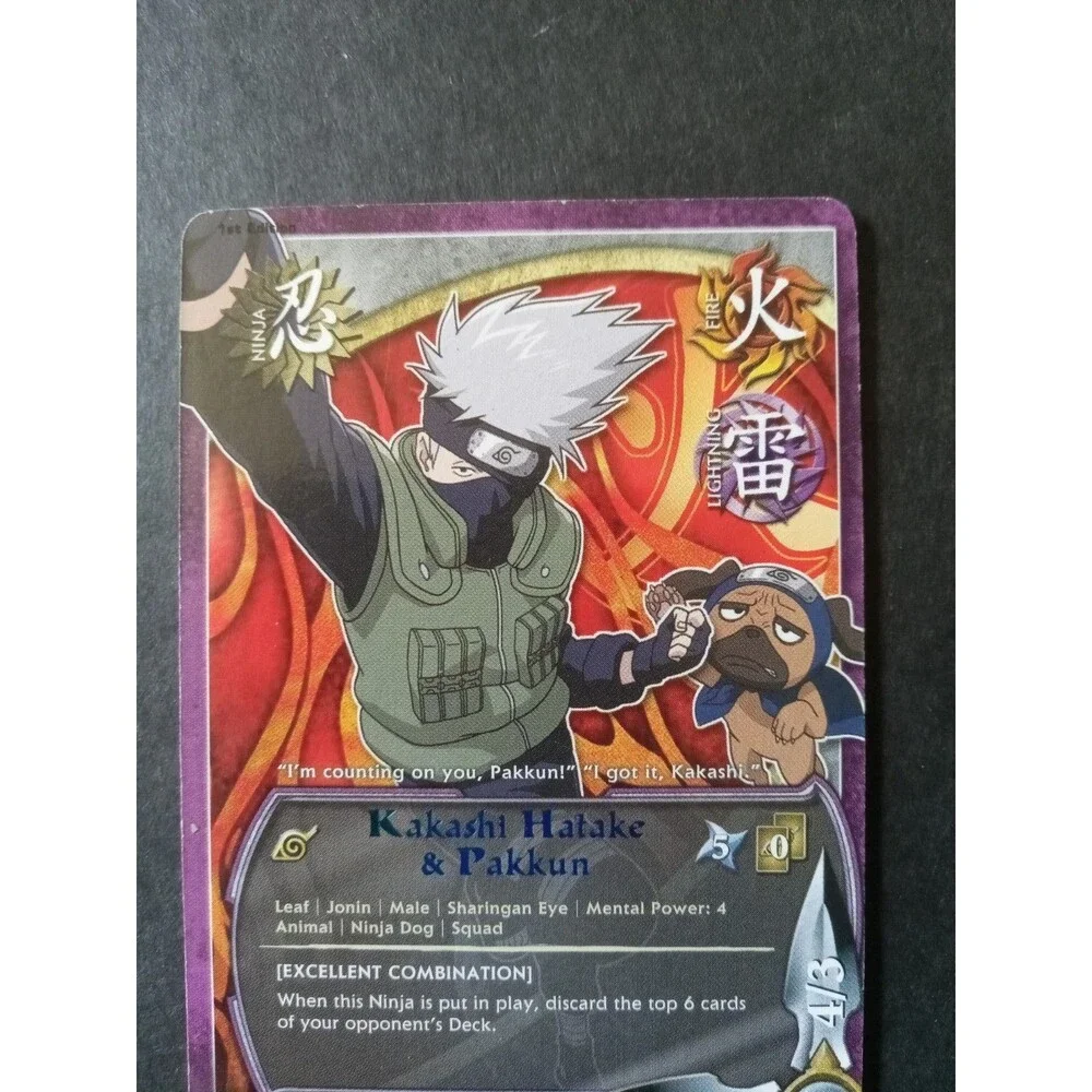 Naruto CCG, Kakashi Hatake Pakkun, 573, Rainbow Letters